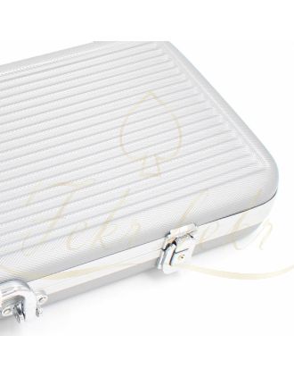 کیف ژتون 300 تایی ABS نقره ای