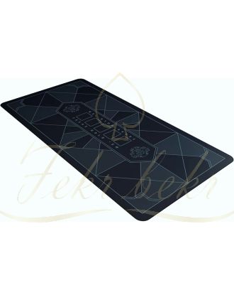 مت پوکر Fake aces رنگ مشکی سرمه ای سایز 100*200 سانت