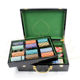 چیپ ست 500 تایی monte carlo با کیس چوبی