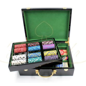 چیپ ست پوکر500 تایی monte carlo poker room با کیس چوبی