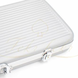 کیف ژتون 300 تایی ABS نقره ای