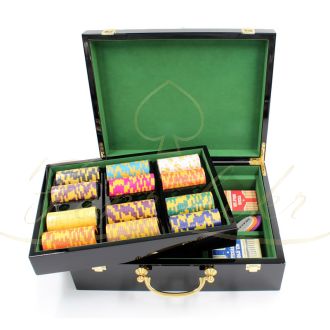 چیپ ست 500 تایی royal با کیس چوبی