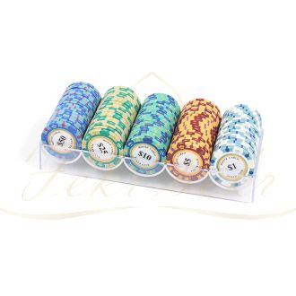 باکس صدتایی چیپ پوکر مونت کارلو اعداد پایین