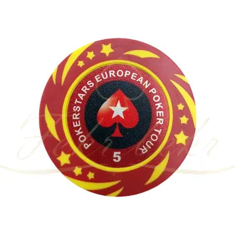 چیپ پوکر 11.5 گرمی EPT عدد 5 رول 25 تایی