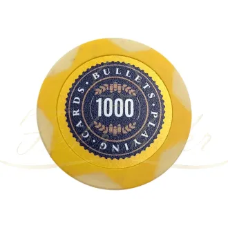 چیپ پوکر Bullets عدد 1000 رول 25تایی