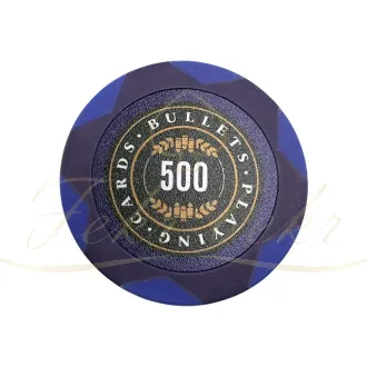چیپ پوکر Bullets عدد 500 رول 25تایی