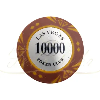 ژتون پوکر las vegas diamond عدد 10000 رول 25 تایی