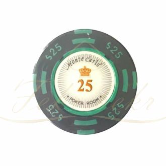 ژتون پوکر monte carlo عدد 25 رول 25 تایی