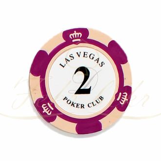 چیپ پوکر لاس وگاس عدد 2 رول 25تایی