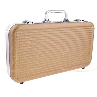 کیف ژتون پوکر 300 تایی ABS طلایی