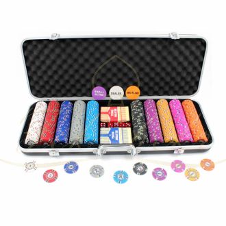 چیپ ست پوکر500 تایی مدل Claysmith stripe