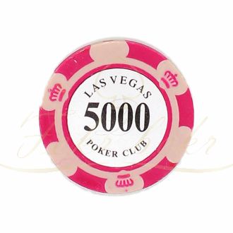 چیپ پوکر لاس وگاس عدد 5000 رول 25تایی