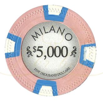 ژتون milano عدد 5000 رول 25 تایی