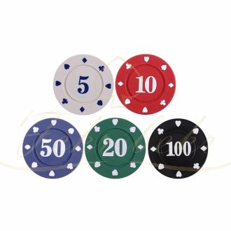 ژتون پوکر پلاستیکی فله