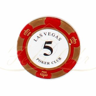 چیپ پوکر لاس وگاس عدد 5 رول 25تایی