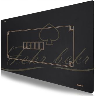 مت پوکر Slowplay مشکی سایز 100*200 سانت