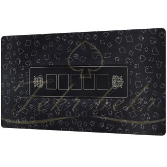 مت پوکر Gutshot مشکی سایز 100*200 سانت