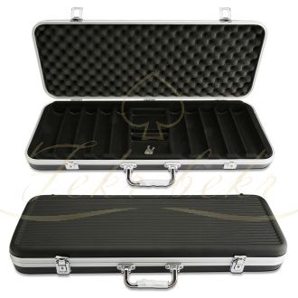 کیف ژتون پوکر 500 تایی ABS مشکی