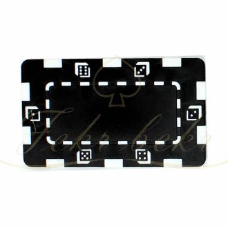 پلاک مستطیلی رنگ مشکی بسته 5تایی