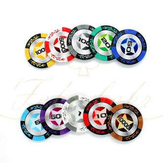 ژتون پوکر black stars فله