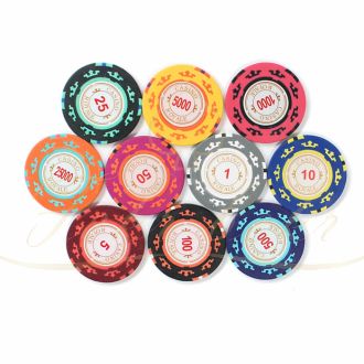 نمونه 10تایی چیپ پوکر Casino Royal
