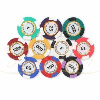 نمونه 10تایی چیپ پوکر lucky chips