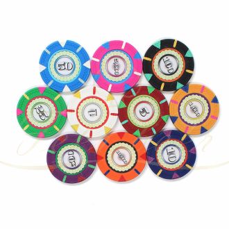 نمونه 10تایی چیپ پوکر claysmith triangle