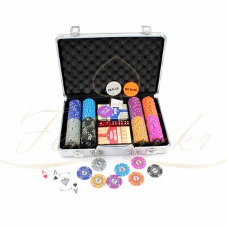 چیپ ست پوکر200 تایی claysmith stripe