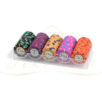 باکس 100تایی چیپ پوکر claysmith triangle اعداد بالا