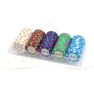 باکس 100تایی چیپ پوکر claysmith triangle اعداد پایین