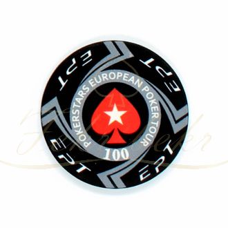 ژتون EPT عدد 100 رول 25 تایی