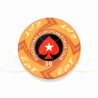 ژتون EPT عدد 50 رول 25 تایی