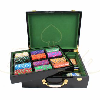 چیپ ست 500تایی Claysmith Triangle با کیس چوبی