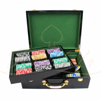 چیپ ست 500تایی ultimate با کیس چوبی