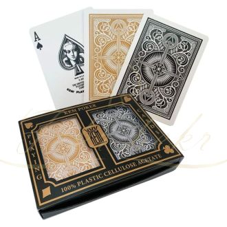 پاسور پوکر سایز خال استاندارد KEM طلایی مشکی