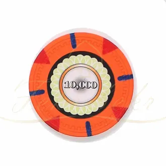 چیپ پوکر claysmith triangle عدد 10000 رول 25 تایی