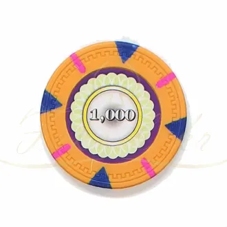 چیپ پوکر claysmith triangle عدد 1000 رول 25 تایی