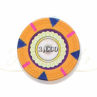 چیپ پوکر claysmith triangle عدد 1000 رول 25 تایی