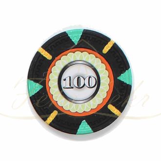 چیپ پوکر claysmith triangle عدد 100 رول 25 تایی