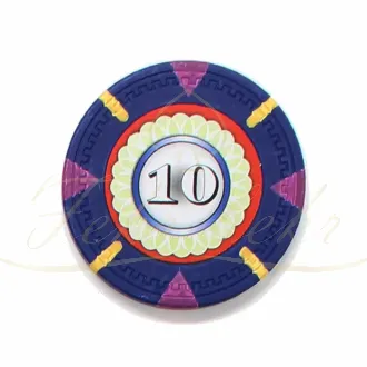 چیپ پوکر claysmith triangle عدد 10 رول 25 تایی