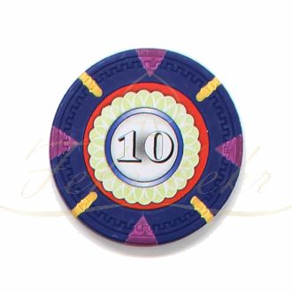 چیپ پوکر claysmith triangle عدد 10 رول 25 تایی