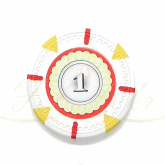 چیپ پوکر claysmith triangle عدد 1 رول 25 تایی