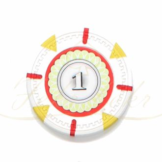 چیپ پوکر claysmith triangle عدد 1 رول 25 تایی