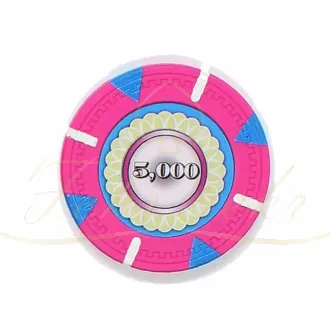 چیپ پوکر claysmith triangle عدد 5000 رول 25 تایی