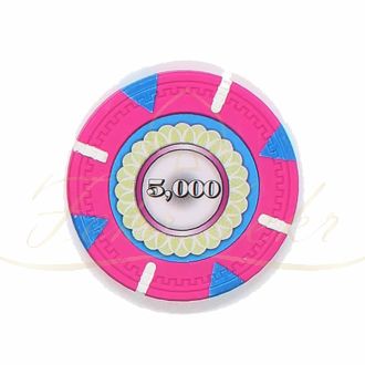 چیپ پوکر claysmith triangle عدد 5000 رول 25 تایی