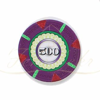 چیپ پوکر claysmith triangle عدد 500 رول 25 تایی