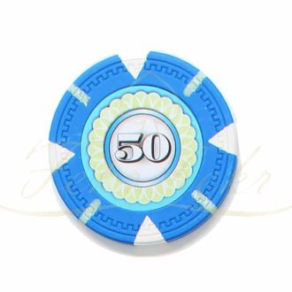 چیپ پوکر claysmith triangle عدد 50 رول 25 تایی