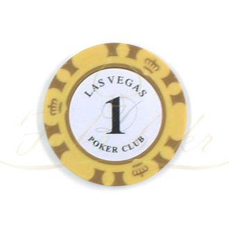 ژتون پوکر لاس وگاس عدد 1 رول 25 تایی
