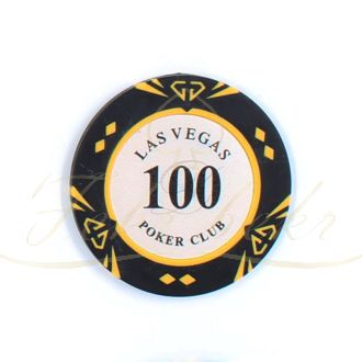 ژتون پوکر las vegas diamond عدد 100 رول 25 تایی