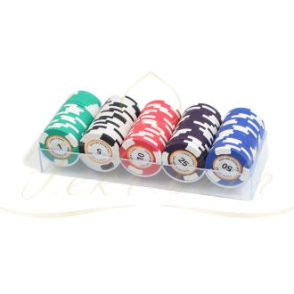 باکس 100تایی چیپ پوکر lucky chips اعداد پایین